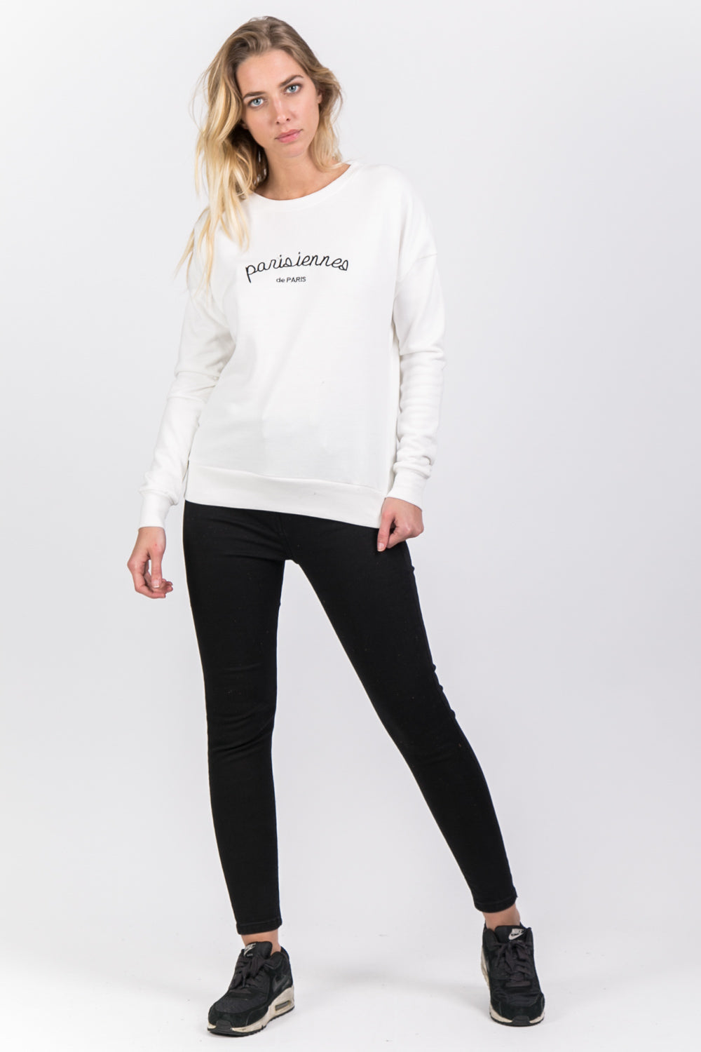 Sixth June - Sweat Parisiennes de Paris Blanc