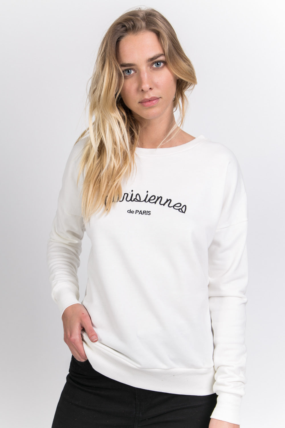 Sixth June - Sweat Parisiennes de Paris Blanc
