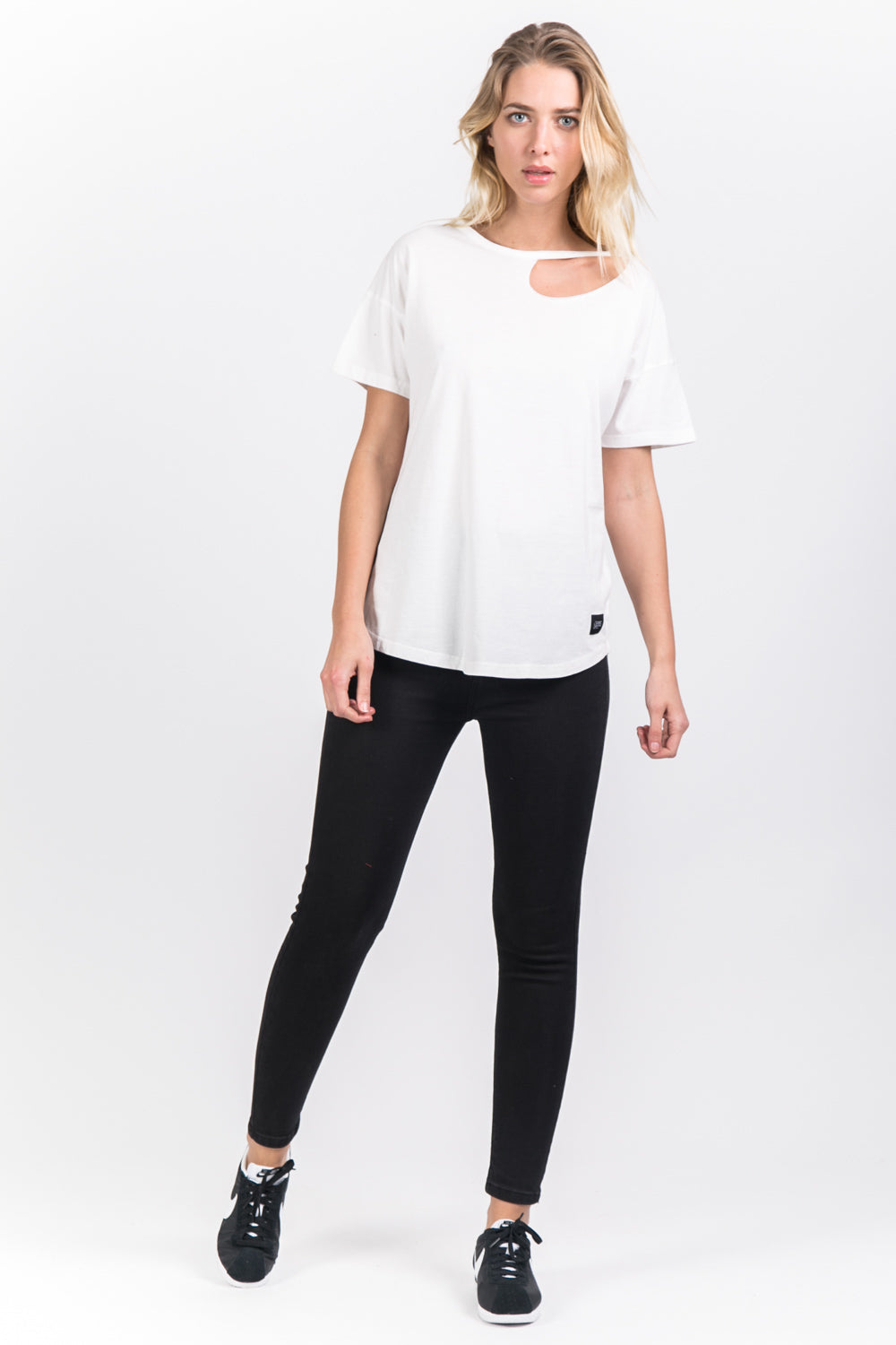 Sixth June - T-shirt chaperon rouge blanc