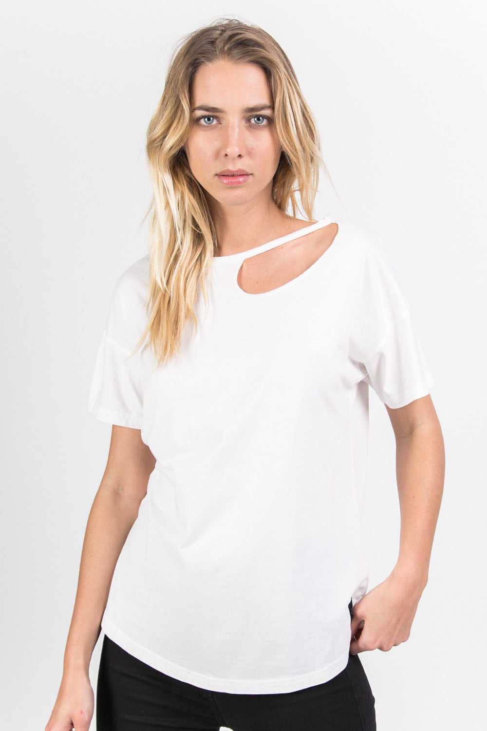 Sixth June - T-shirt chaperon rouge blanc