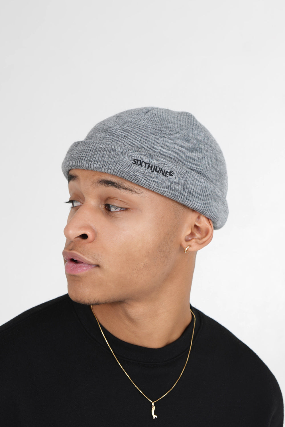 Sixth June - Bonnet fisherman logo Gris