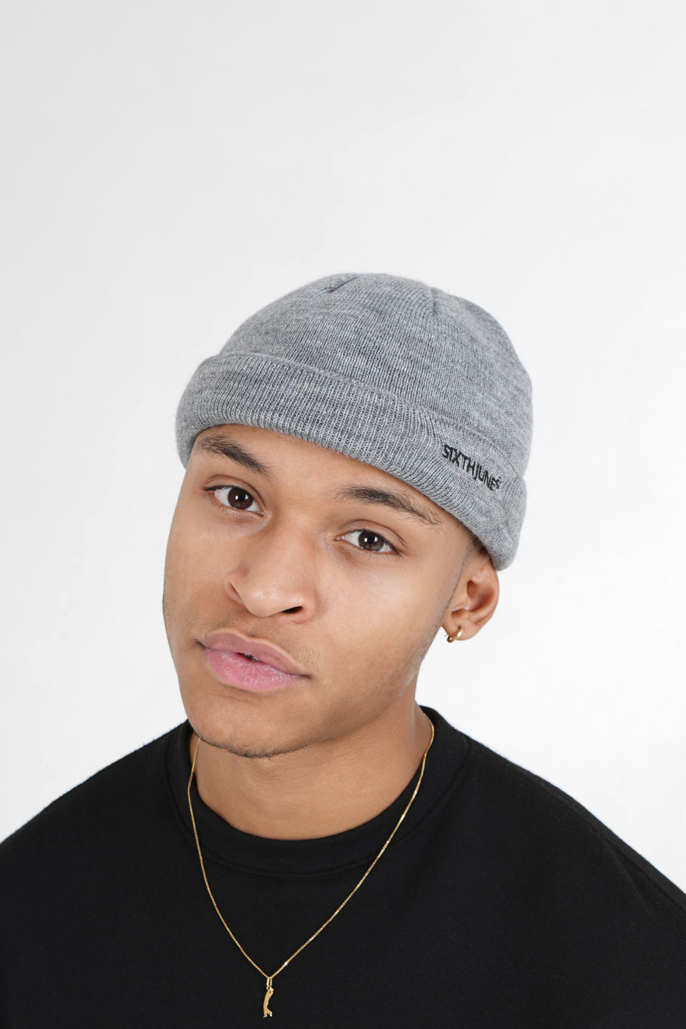 Sixth June - Bonnet fisherman logo Gris