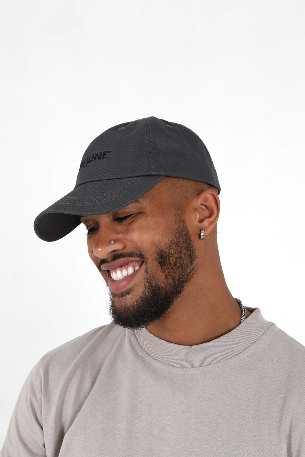 Sixth June - Casquette logo brodé Gris foncé