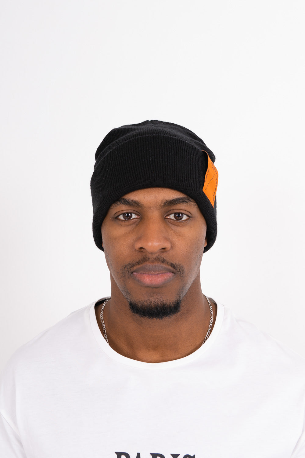 Sixth June - Bonnet unisexe maille patch Noir