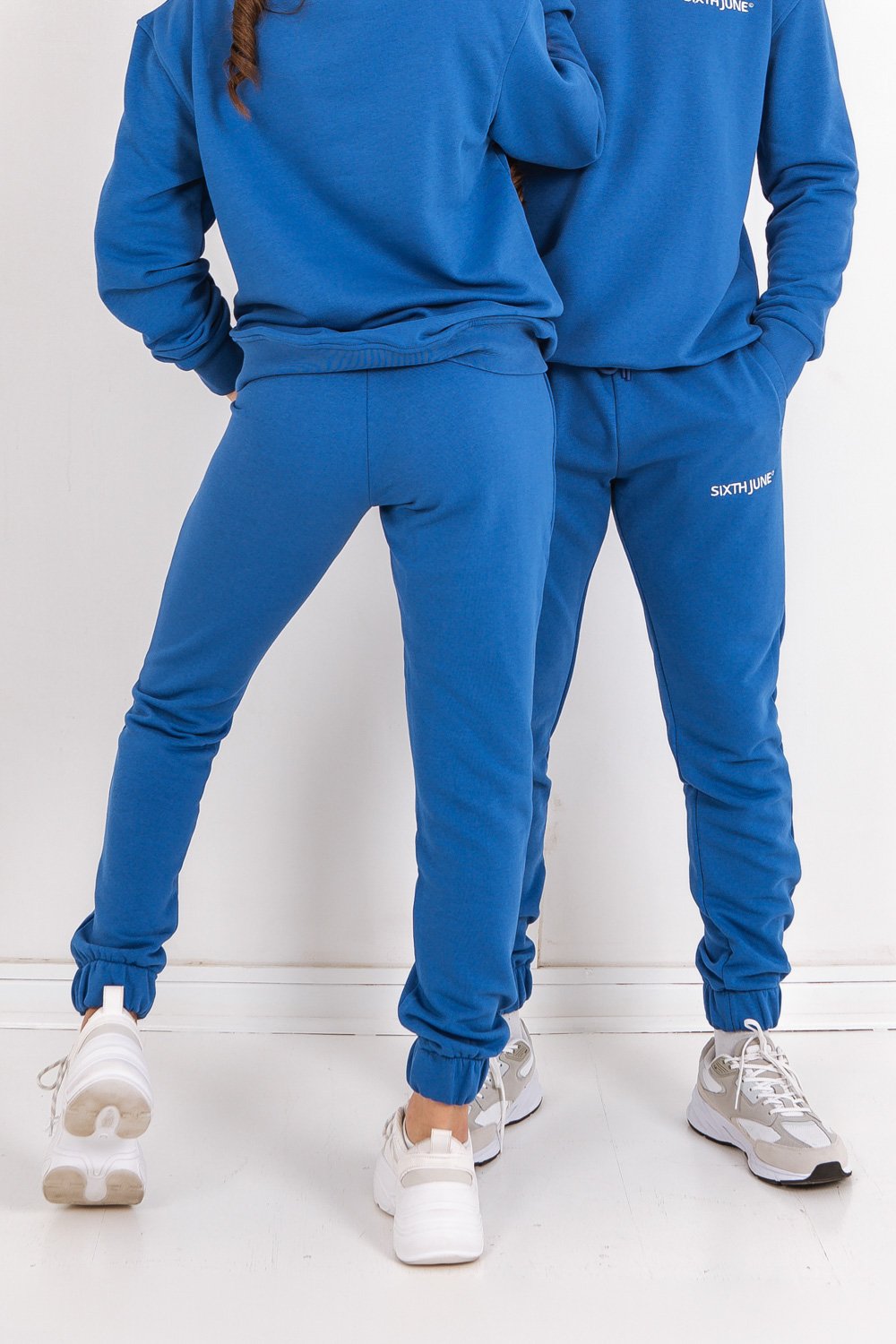 Sixth June - Jogging soft logo brodé Bleu foncé
