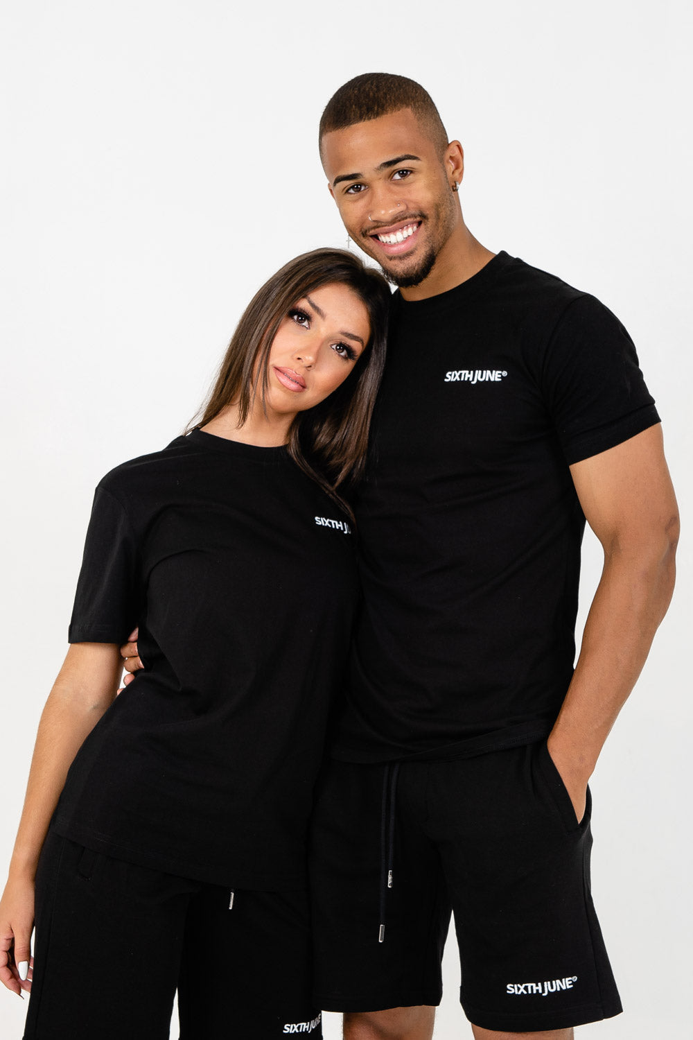 Sixth June - T-shirt soft logo brodé Noir