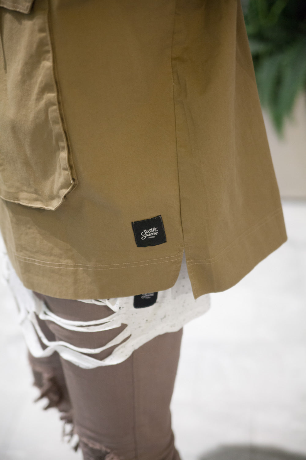 Sixth June - Veste manches courtes beige M2439CJA