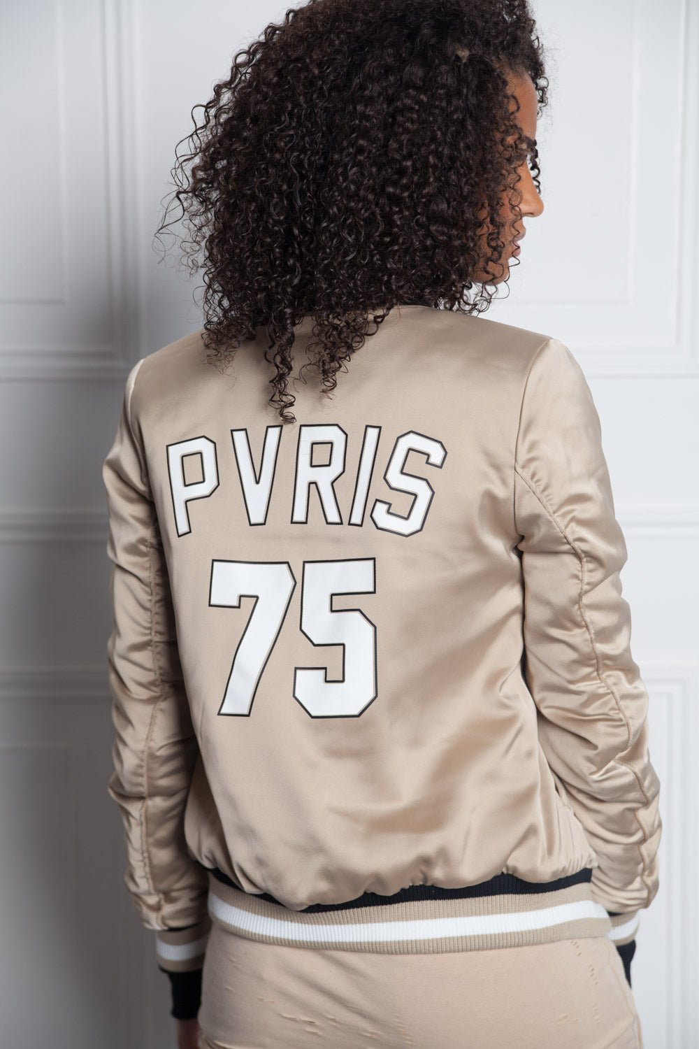 Sixth June - Bomber Pvris 75 Femme beige W2152CJA