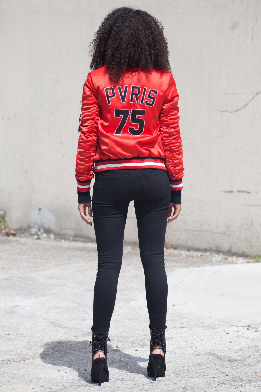 Sixth June - Bomber pvris 75 Femme rouge W2152CJA