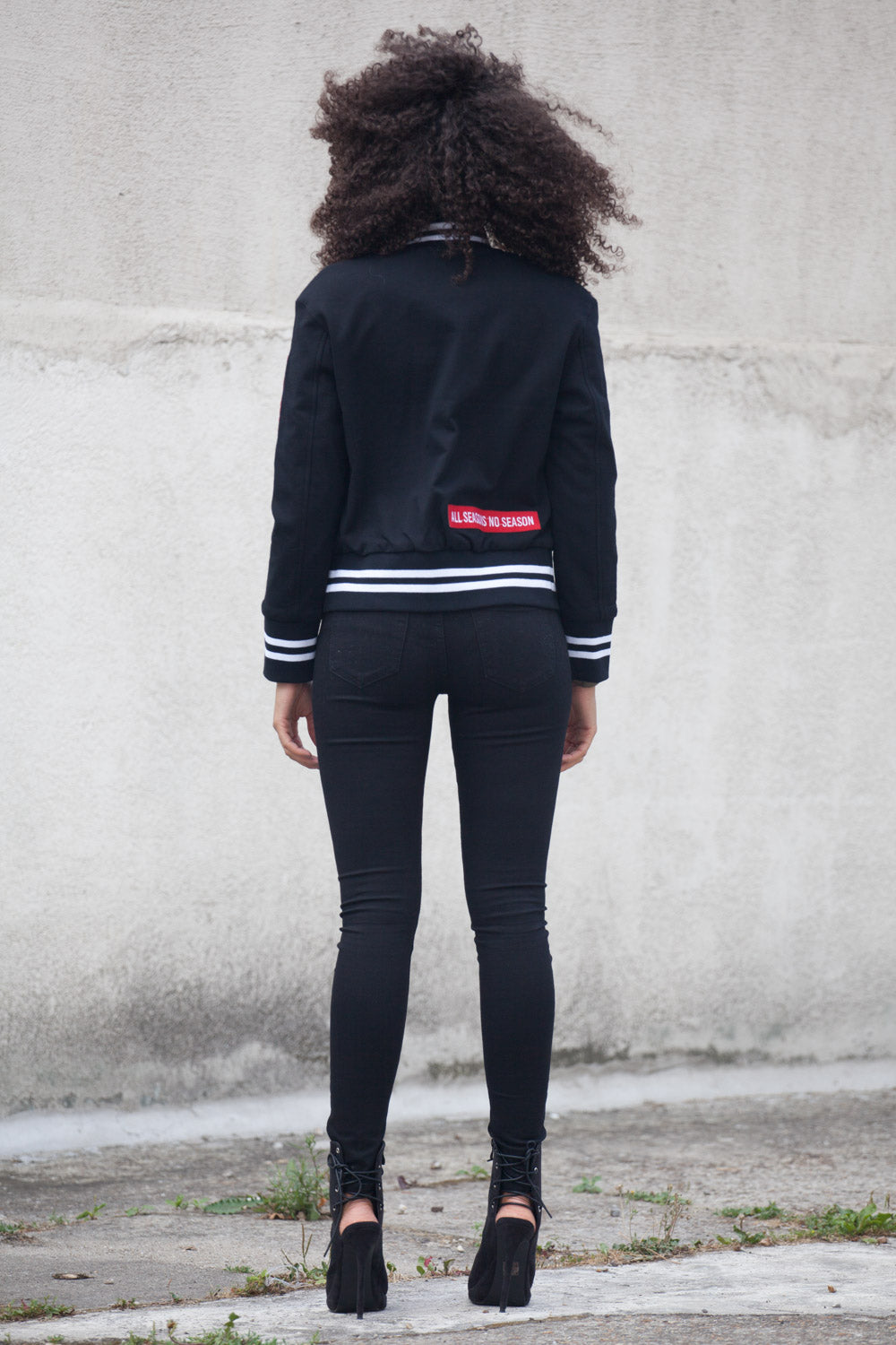 Sixth June - Teddy patchs Daamn Femme noir W2198CJA