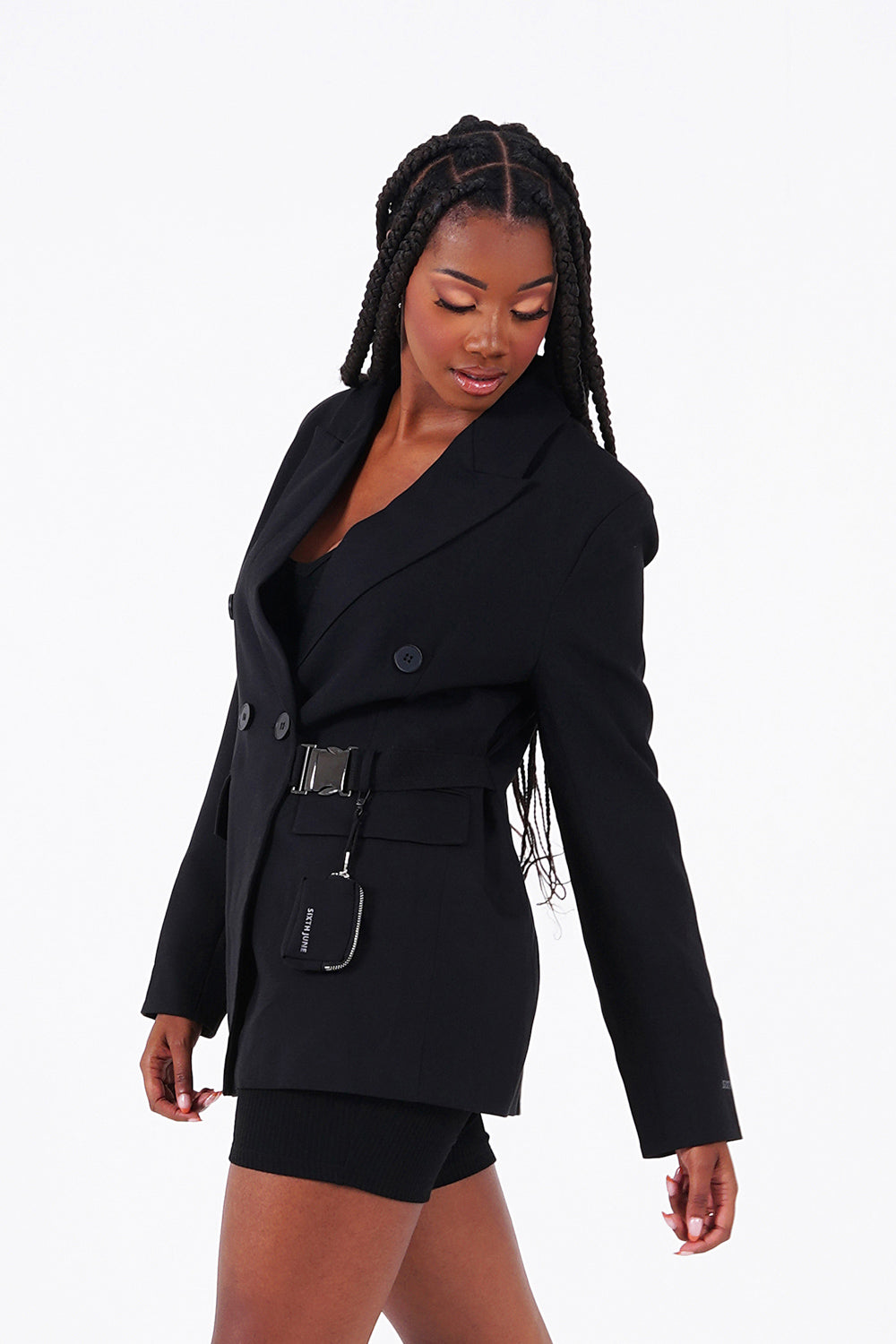 Sixth June - Veste blazer petit sac Noir