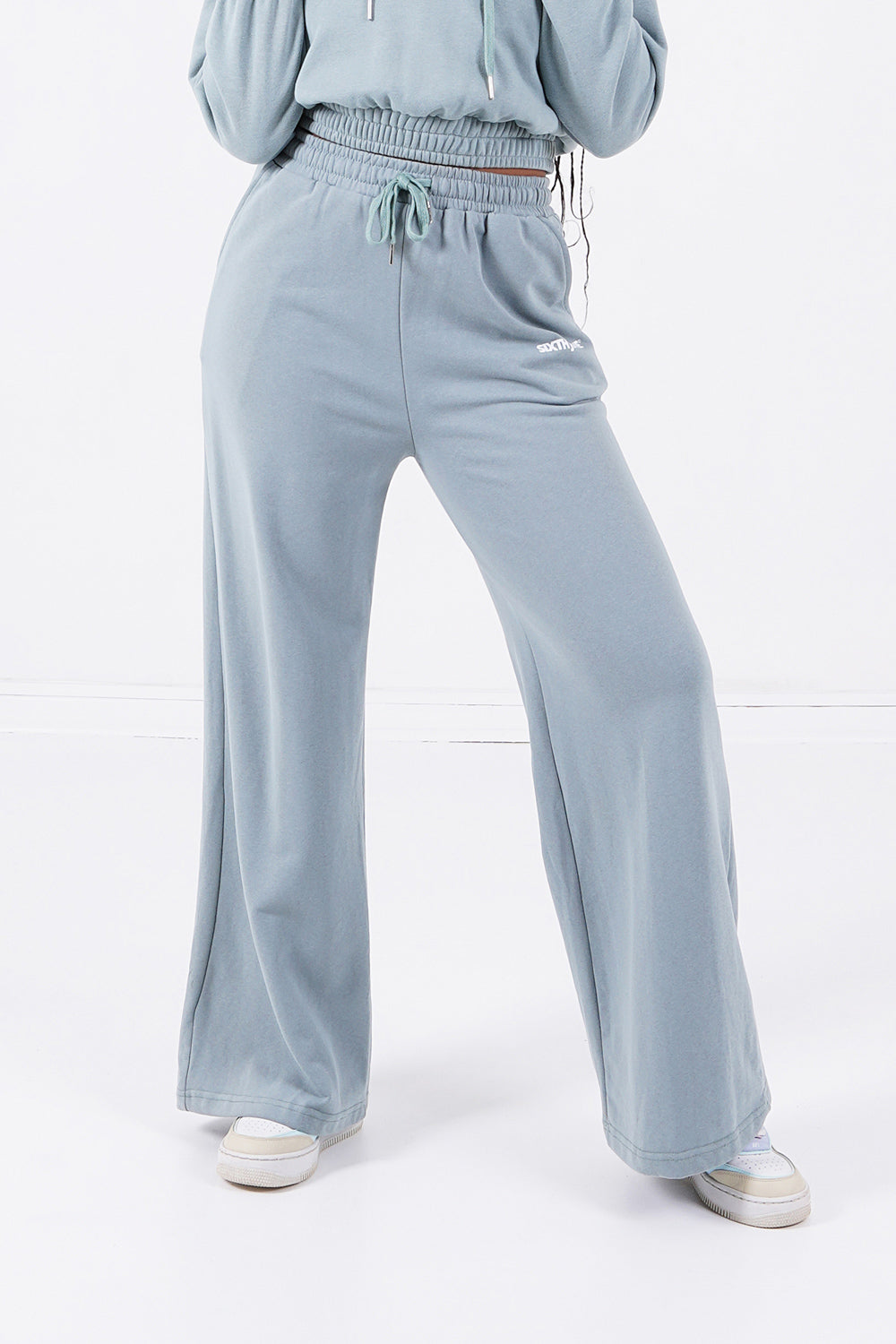 Sixth June - Jogging jambes larges Bleu clair