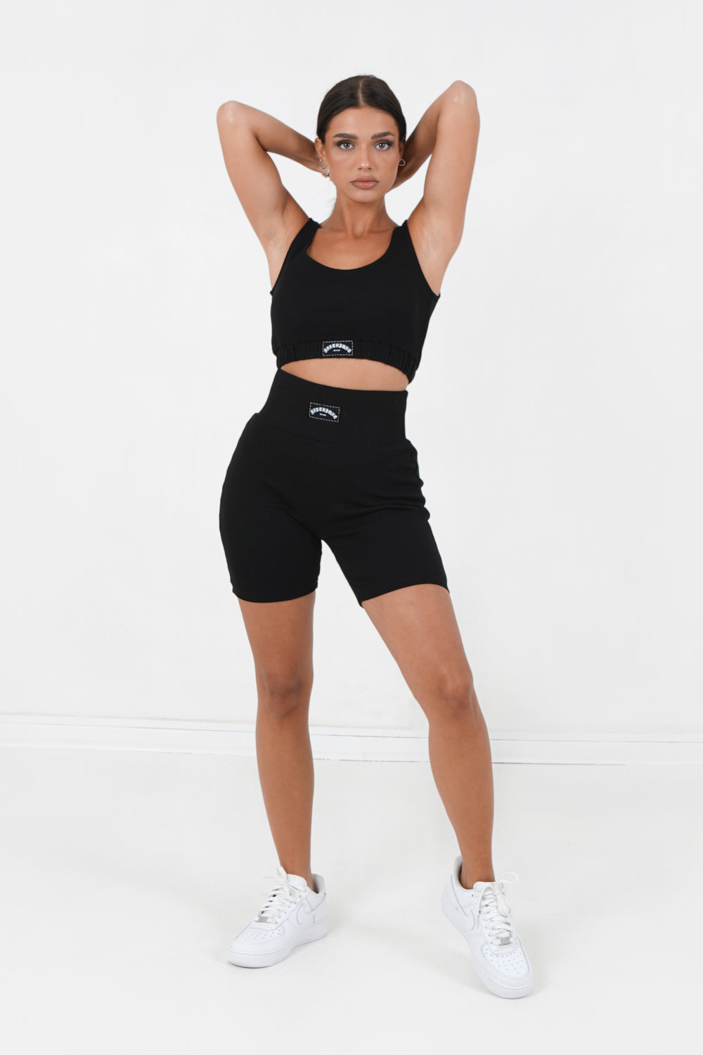 Sixth June - Brassière côtelé gothique Noir