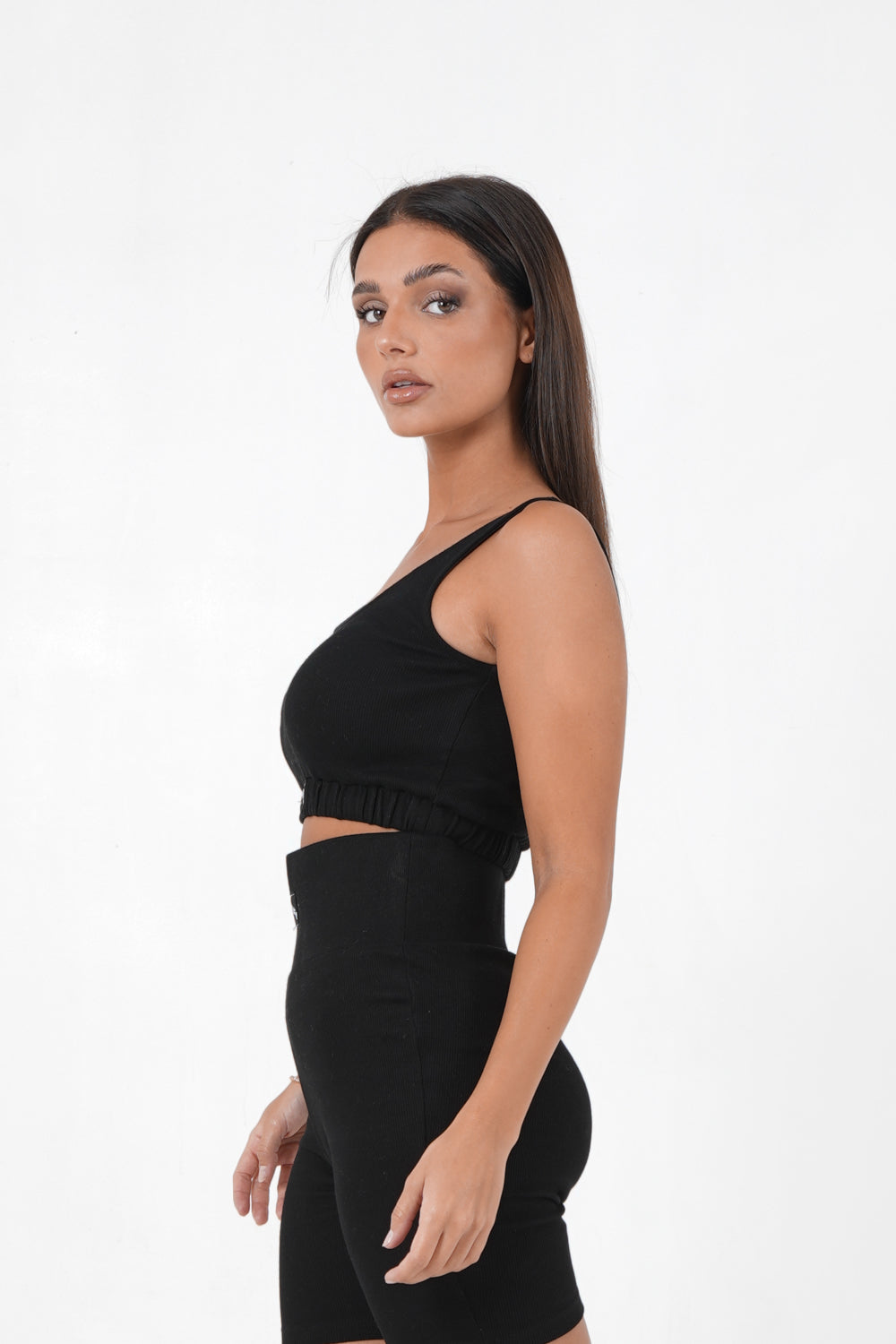 Sixth June - Brassière côtelé gothique Noir