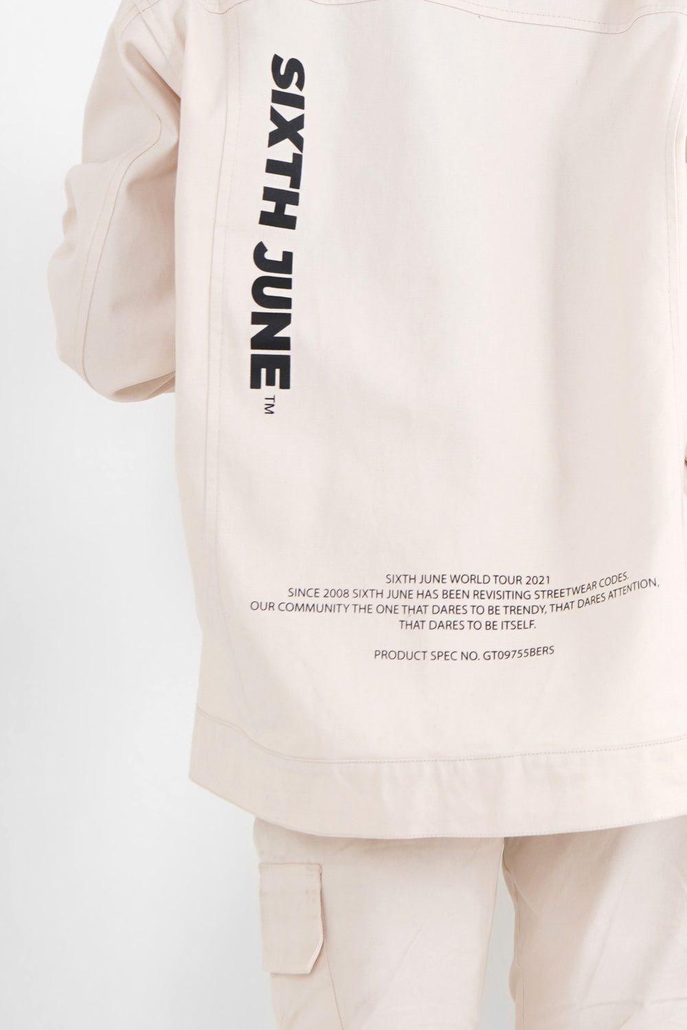 Sixth June - Veste travail oversize Beige