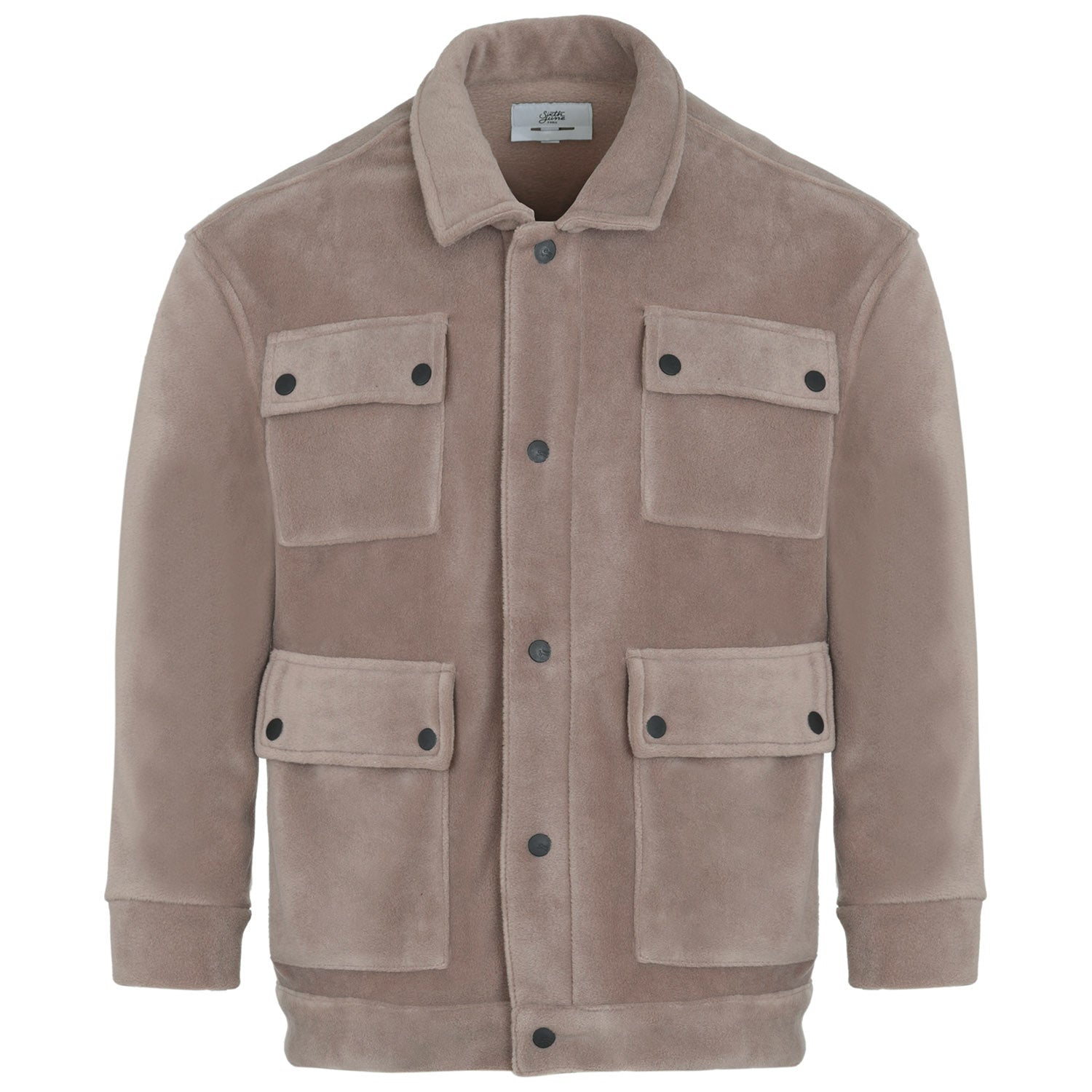 Sixth June - Veste polaire oversize Beige foncé