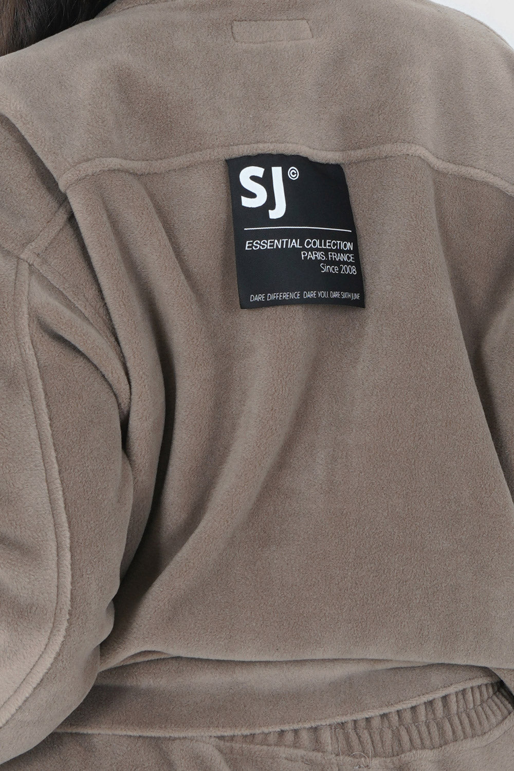 Sixth June - Veste polaire oversize Beige foncé