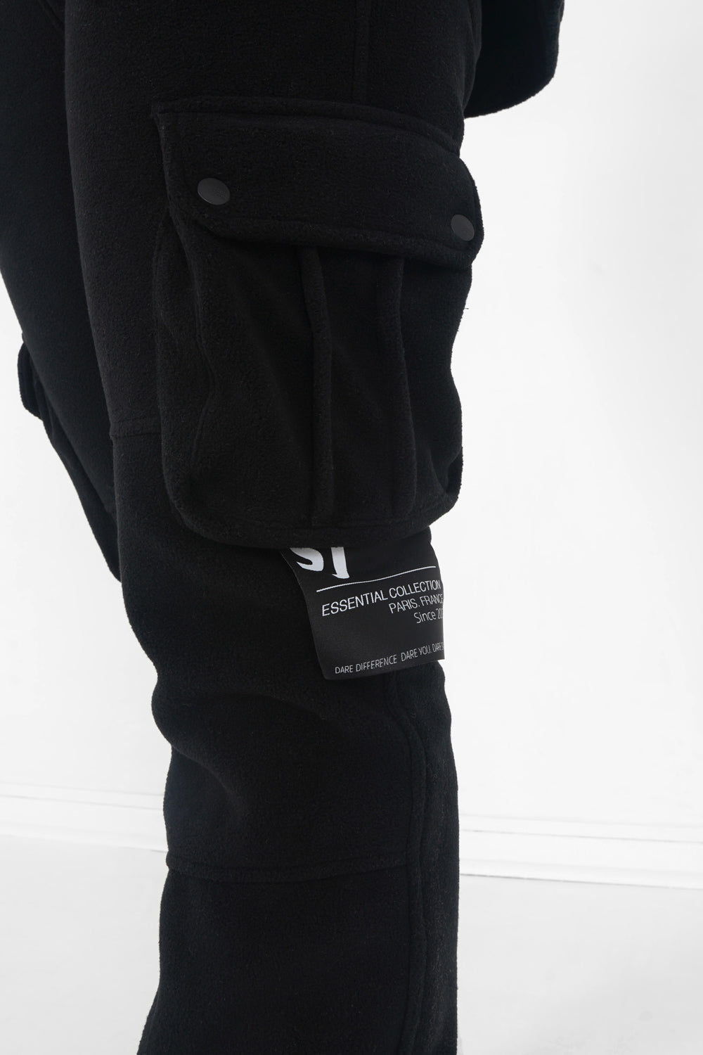 Sixth June - Pantalon cargo polaire Noir