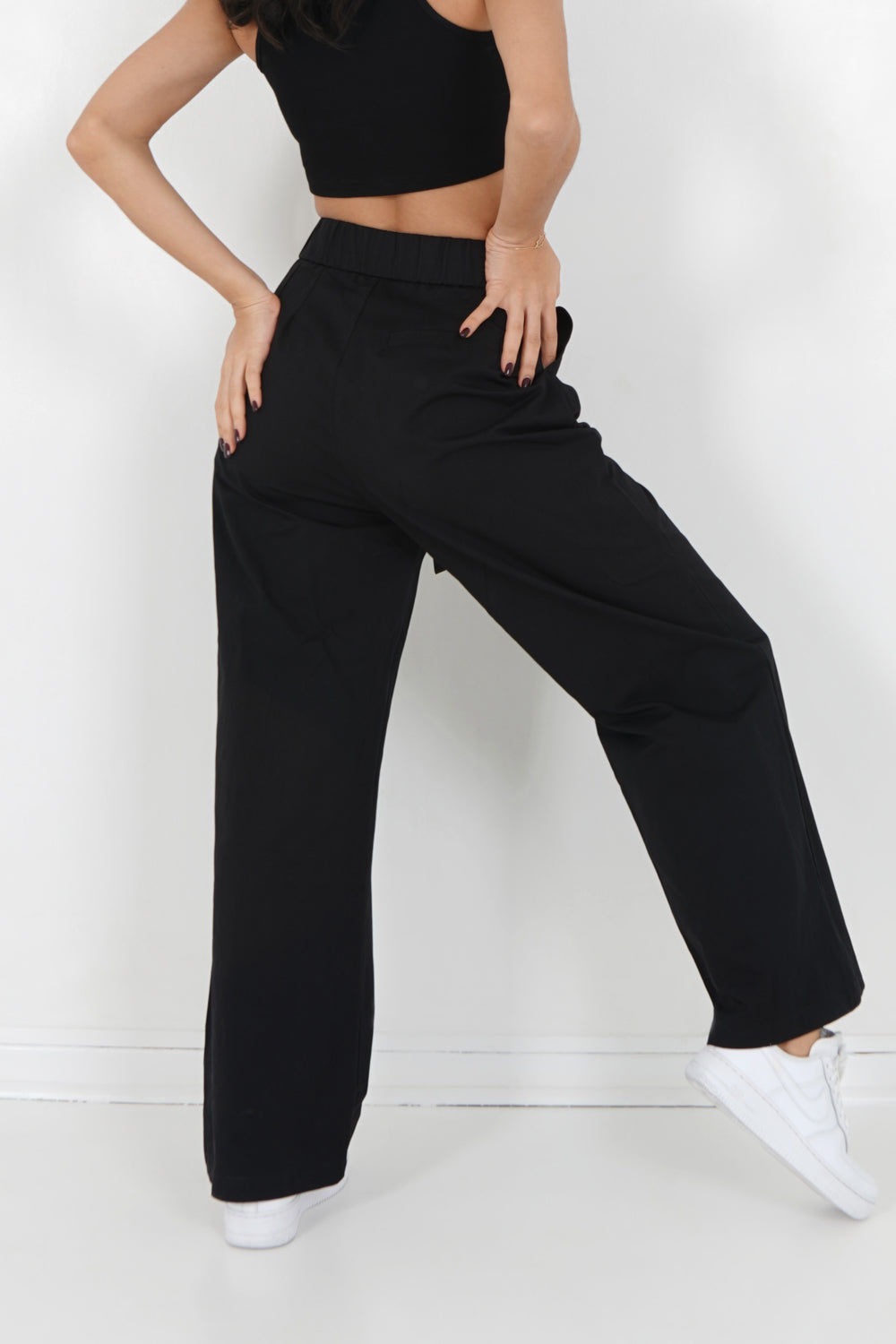 Sixth June - Pantalon sergé large Noir