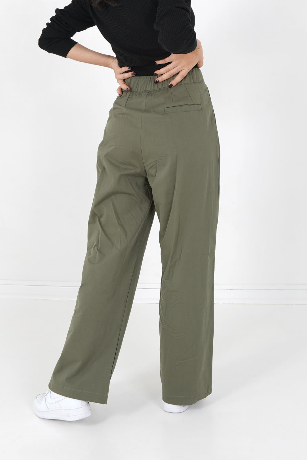 Sixth June - Pantalon sergé large Vert kaki