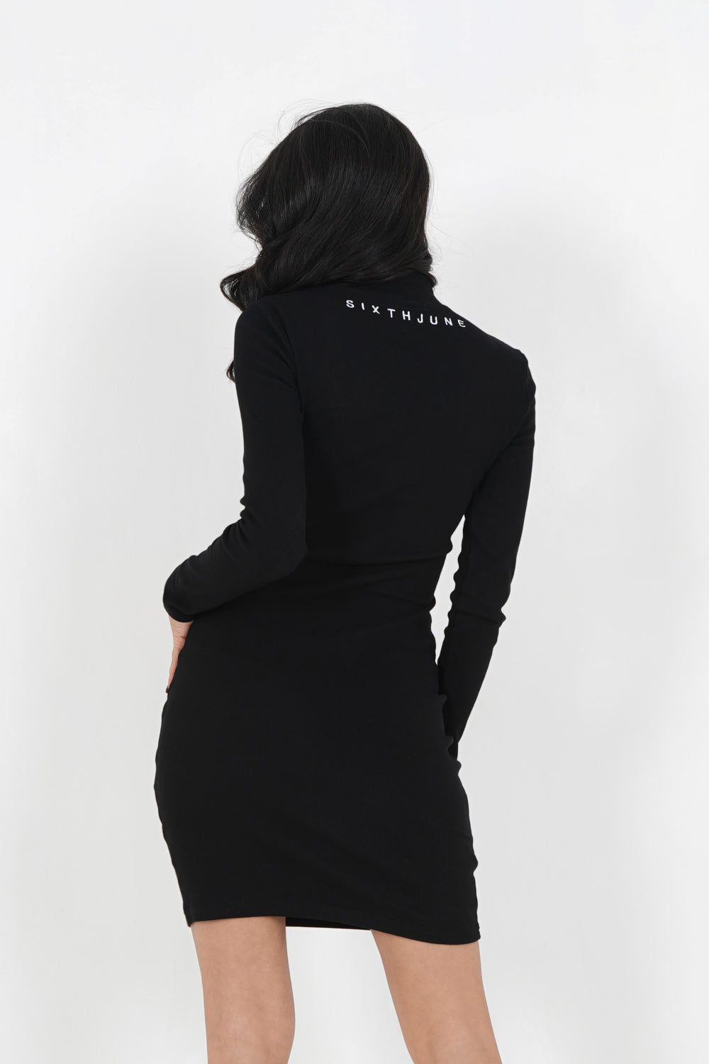 Sixth June - Robe manches longues zippée Noir