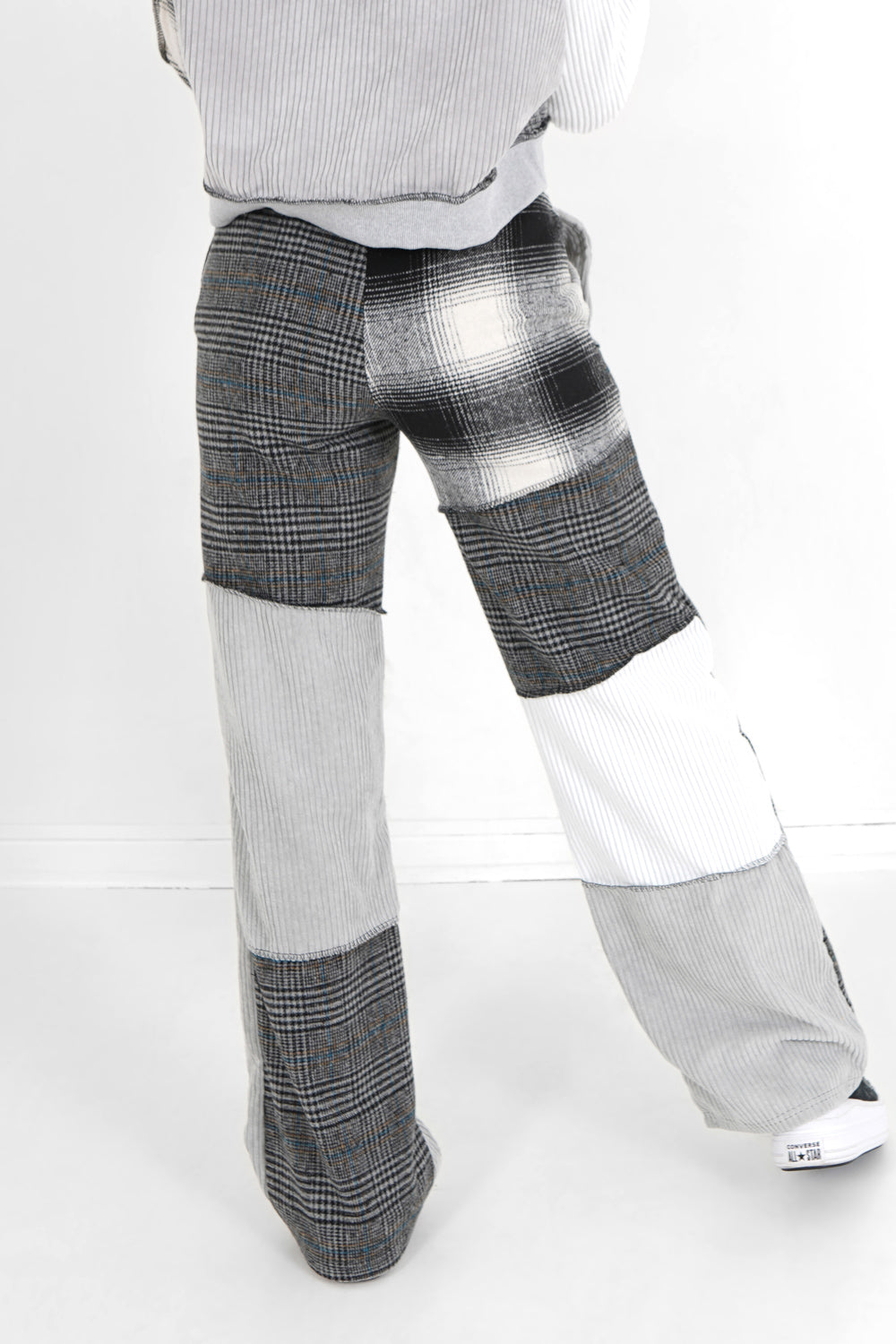 Sixth June - Pantalon multi tissus Gris