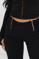 Sixth June - Pantalon fluide agrafes Noir