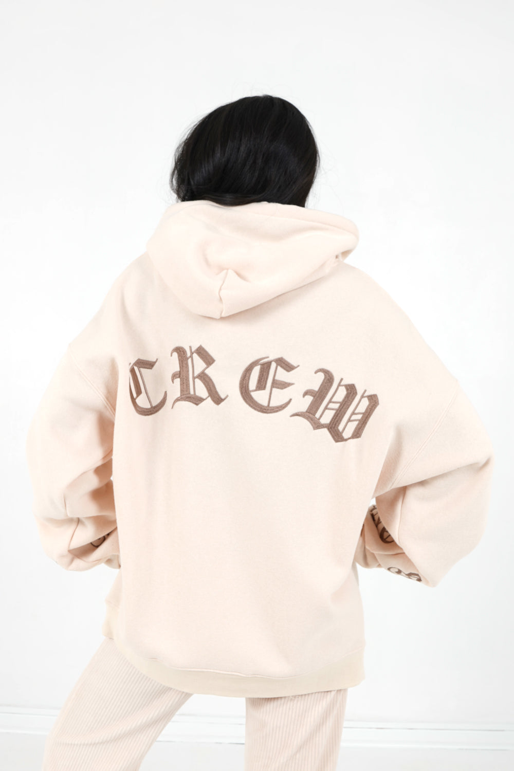 Sixth June - Sweat capuche crew manches Beige