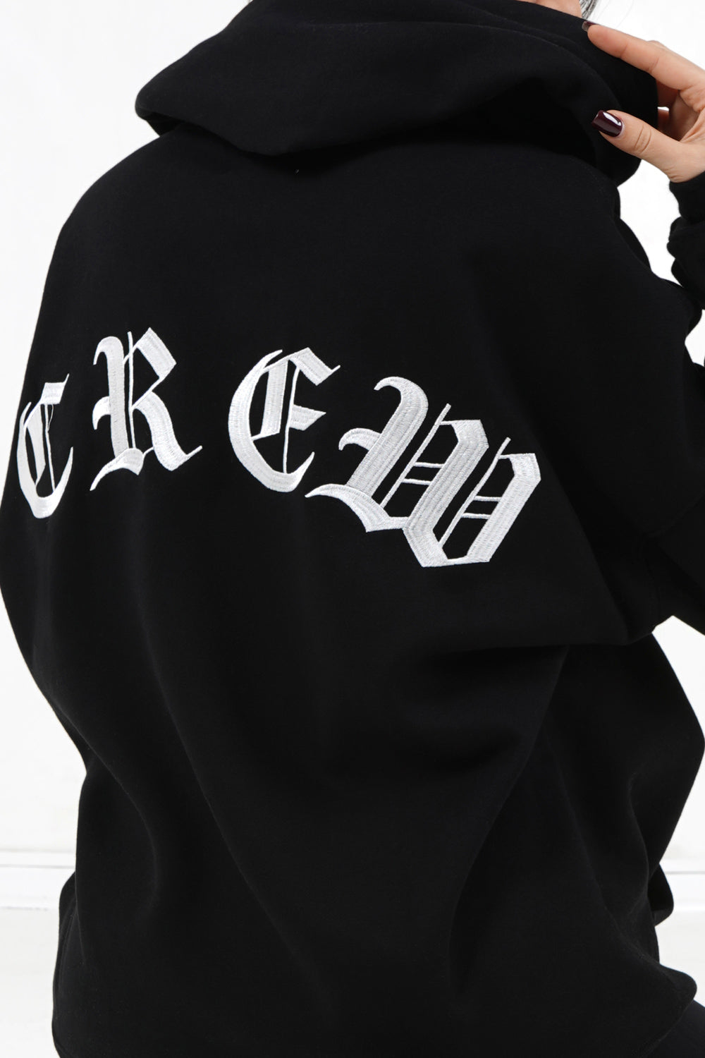 Sixth June - Sweat capuche crew manches Noir
