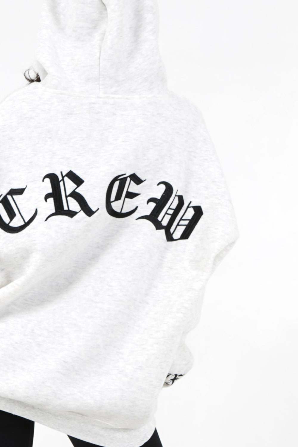 Sixth June - Sweat capuche crew manches Gris clair