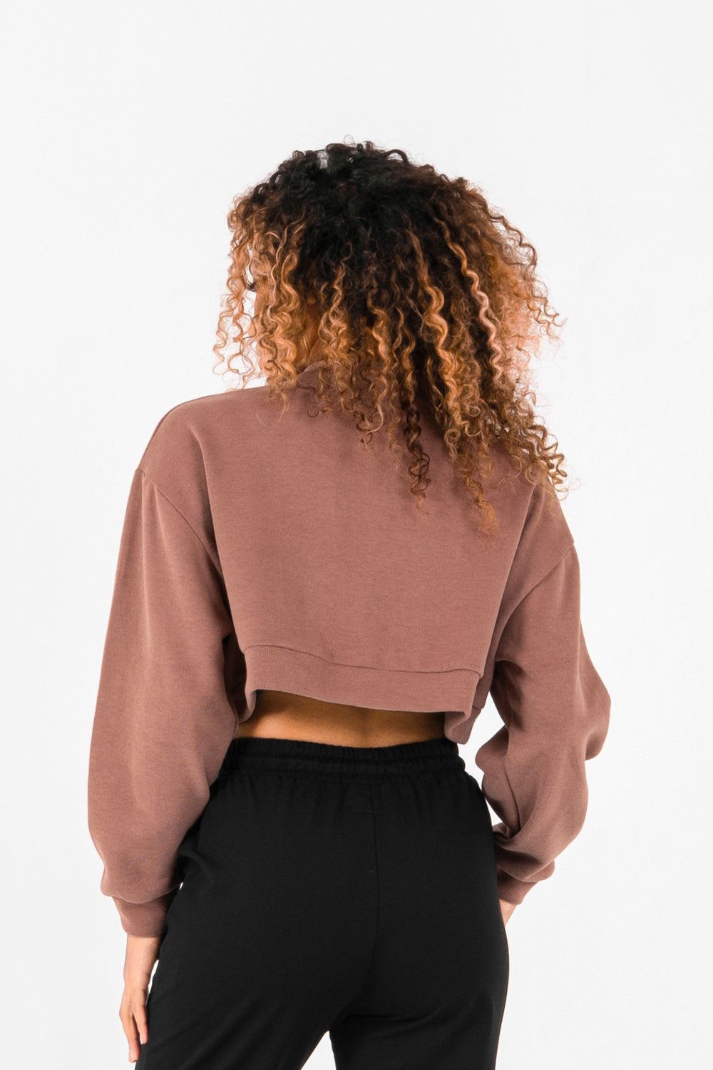 Sixth June - Sweatshirt signature molletonnée Beige foncé