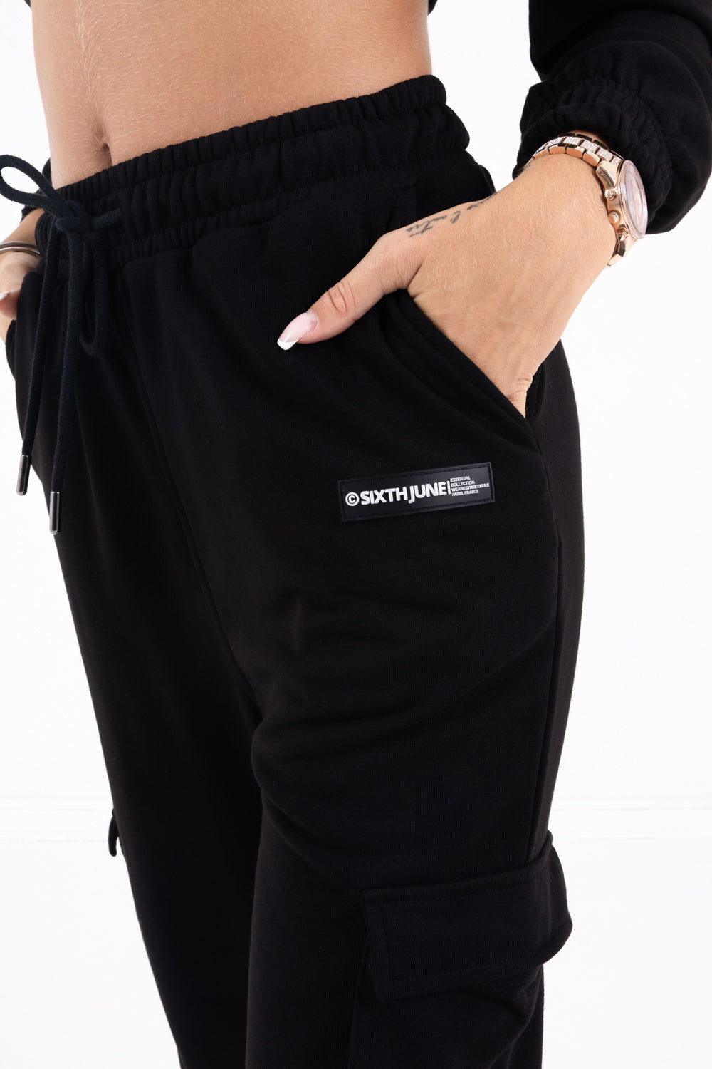 Sixth June - Jogging poches cargo Noir