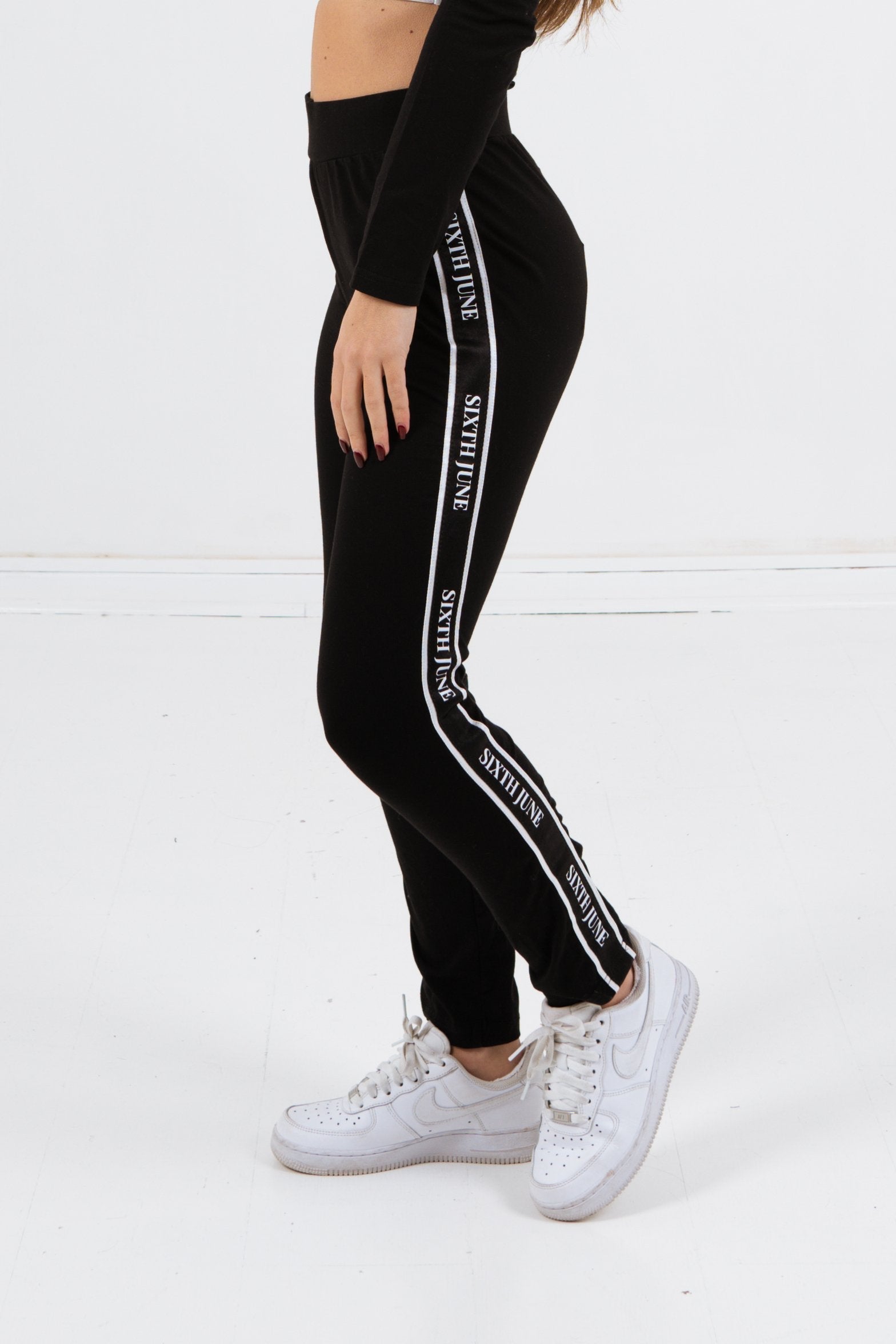 Bands printed legging black