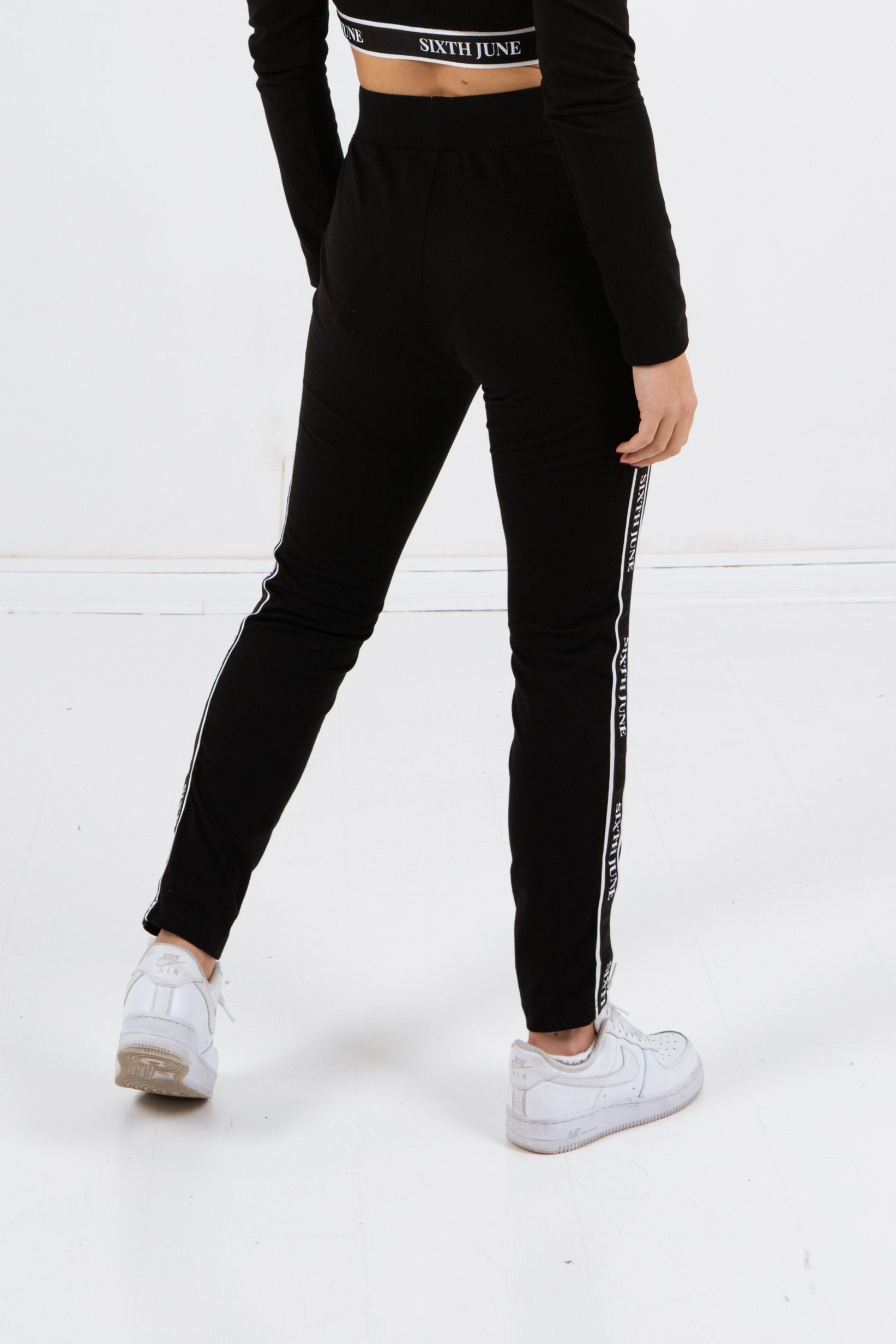 Bands printed legging black