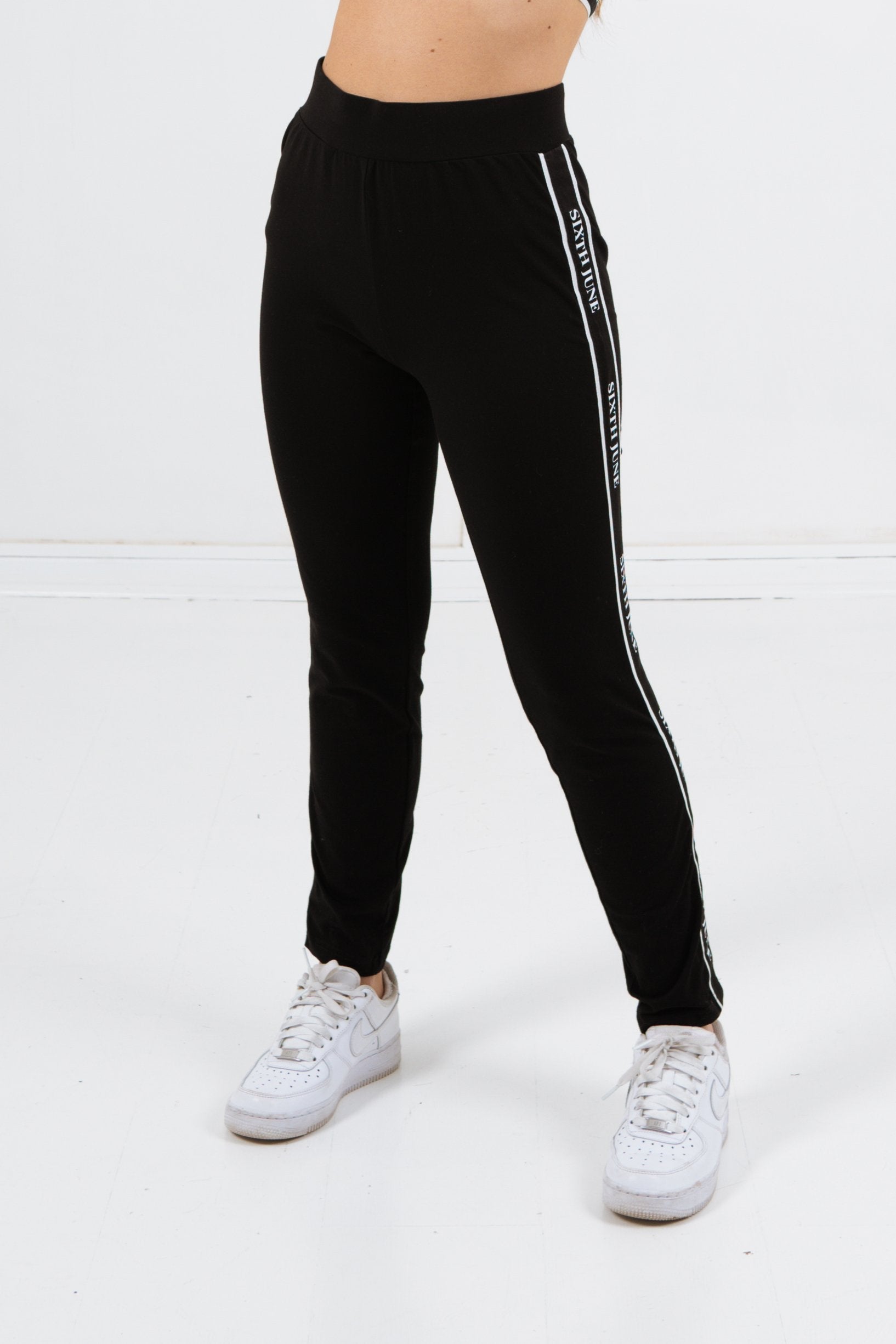 Bands printed legging black