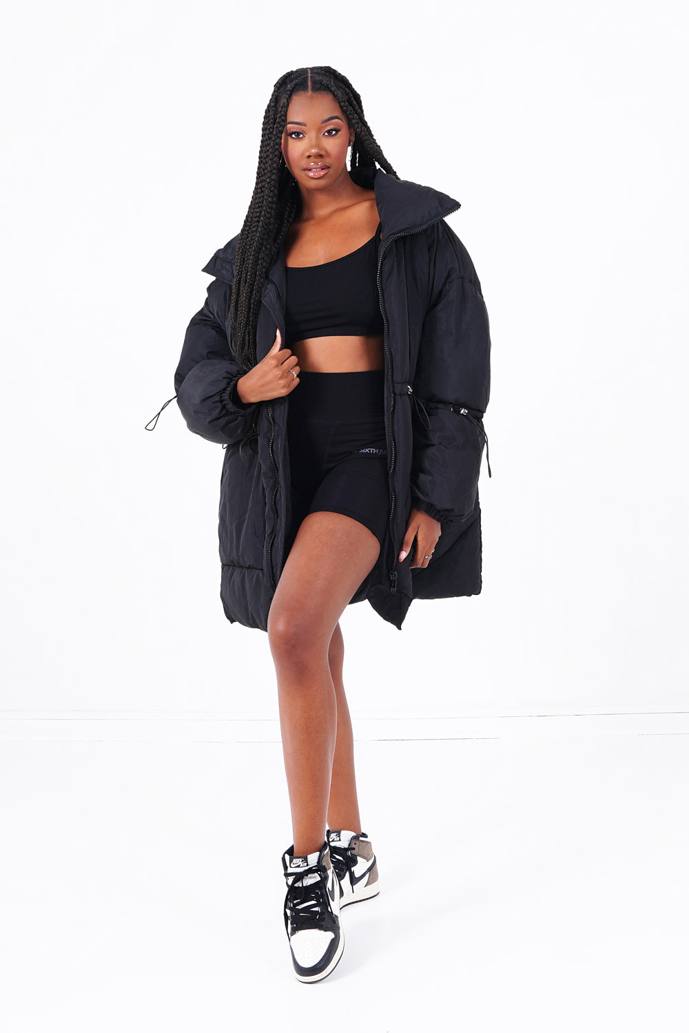 Sixth June - Doudoune oversize matelassé Noir