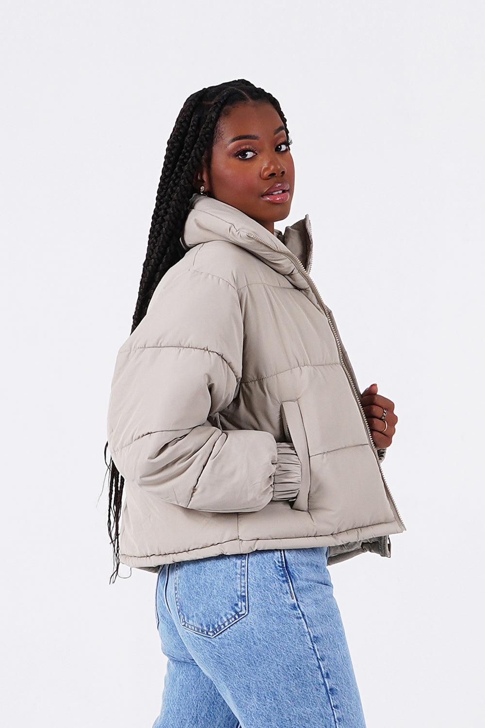 Sixth June - Doudoune courte matelassée Vert clair