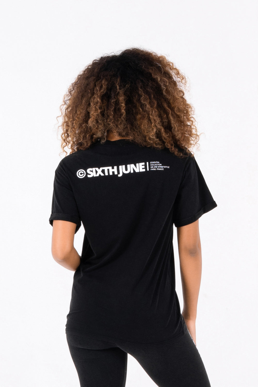 Sixth June - T-shirt logo imprimé Noir