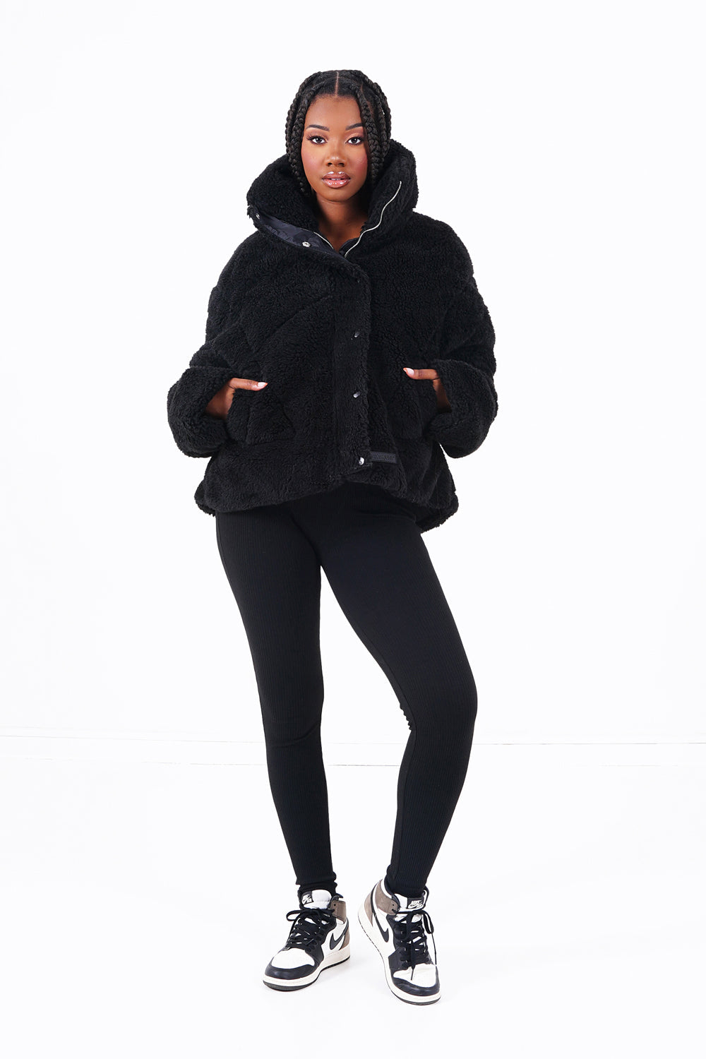 Sixth June - Veste matelassée sherpa Noir