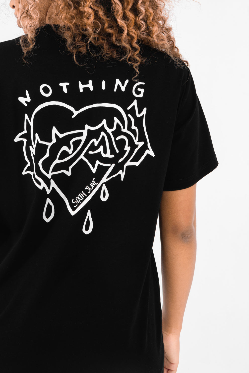 Sixth June - T-shirt NOTHING Noir