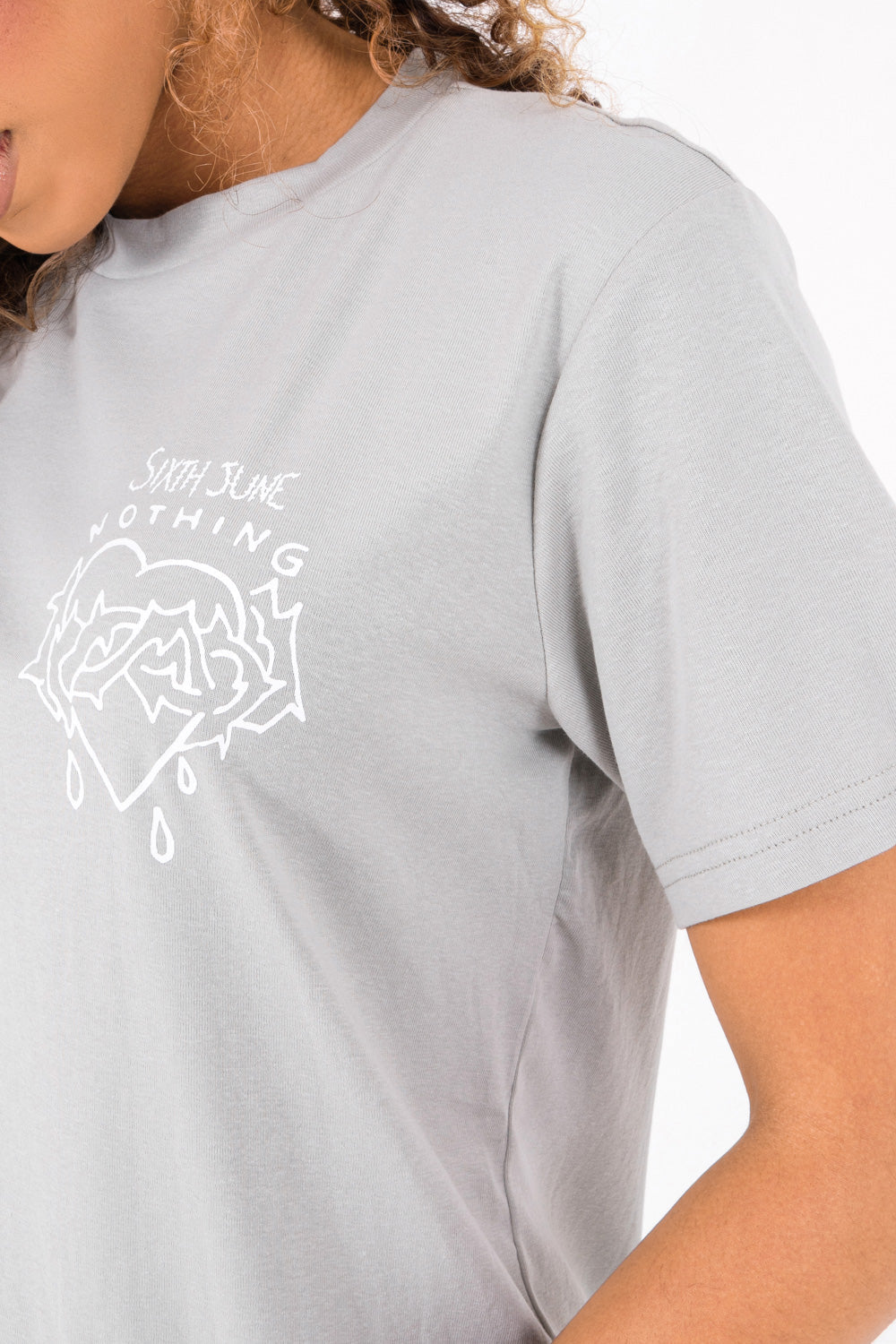 Sixth June - T-shirt NOTHING Vert clair