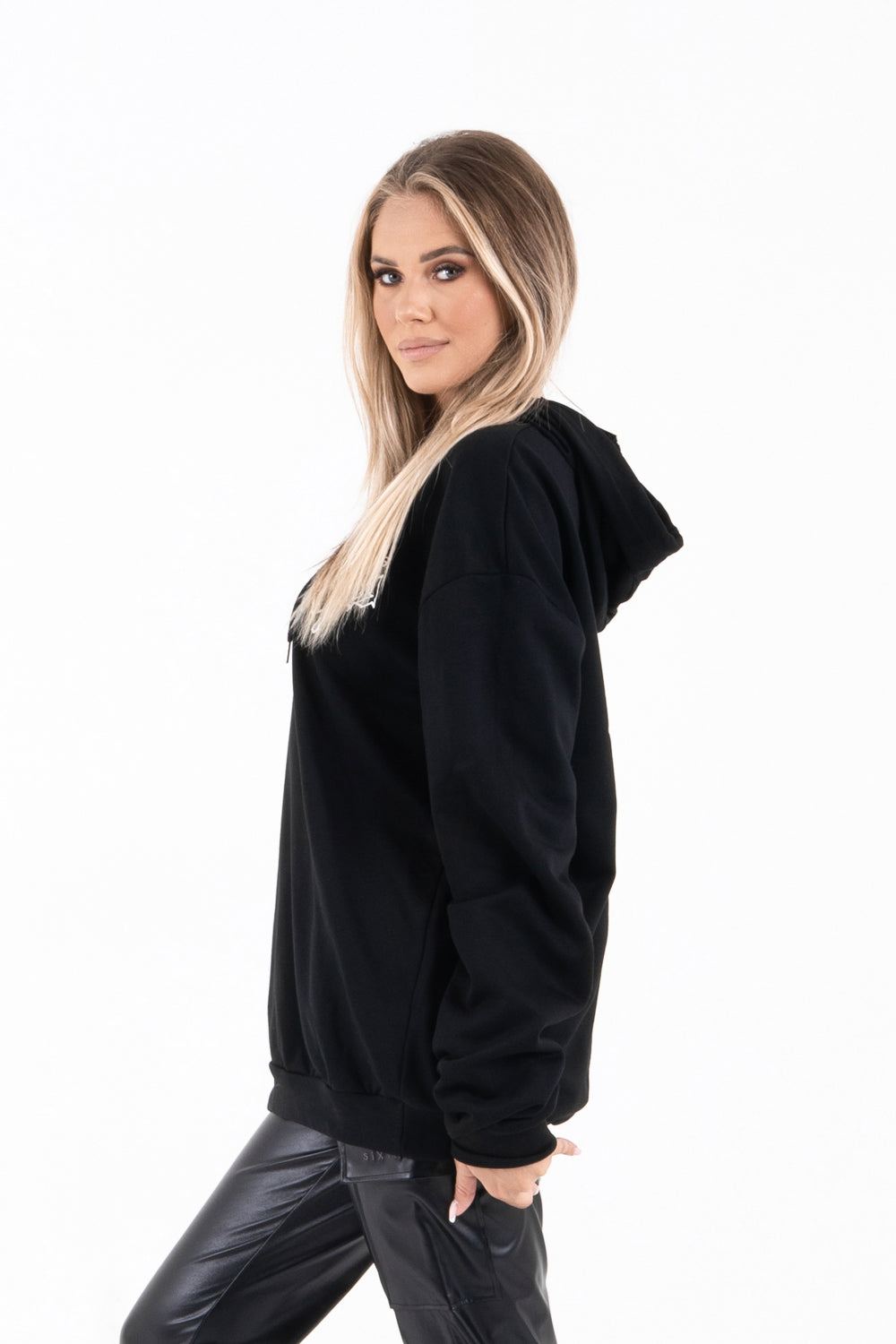 Sixth June - Sweat capuche NOTHING large Noir