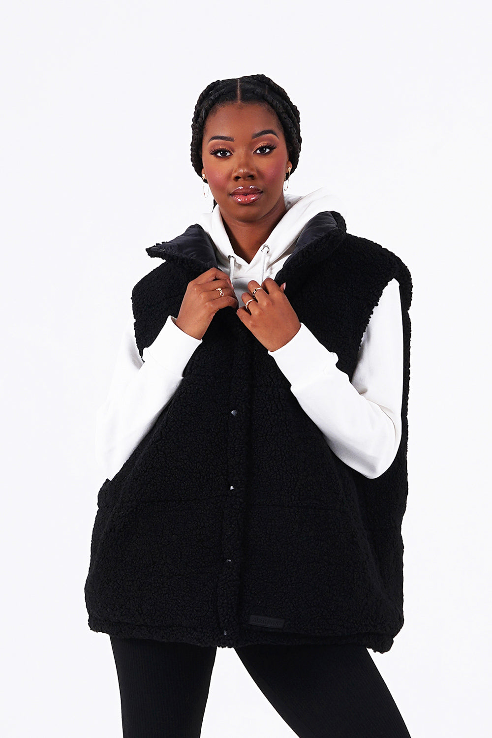 Sixth June - Doudoune réversible sans manches Noir