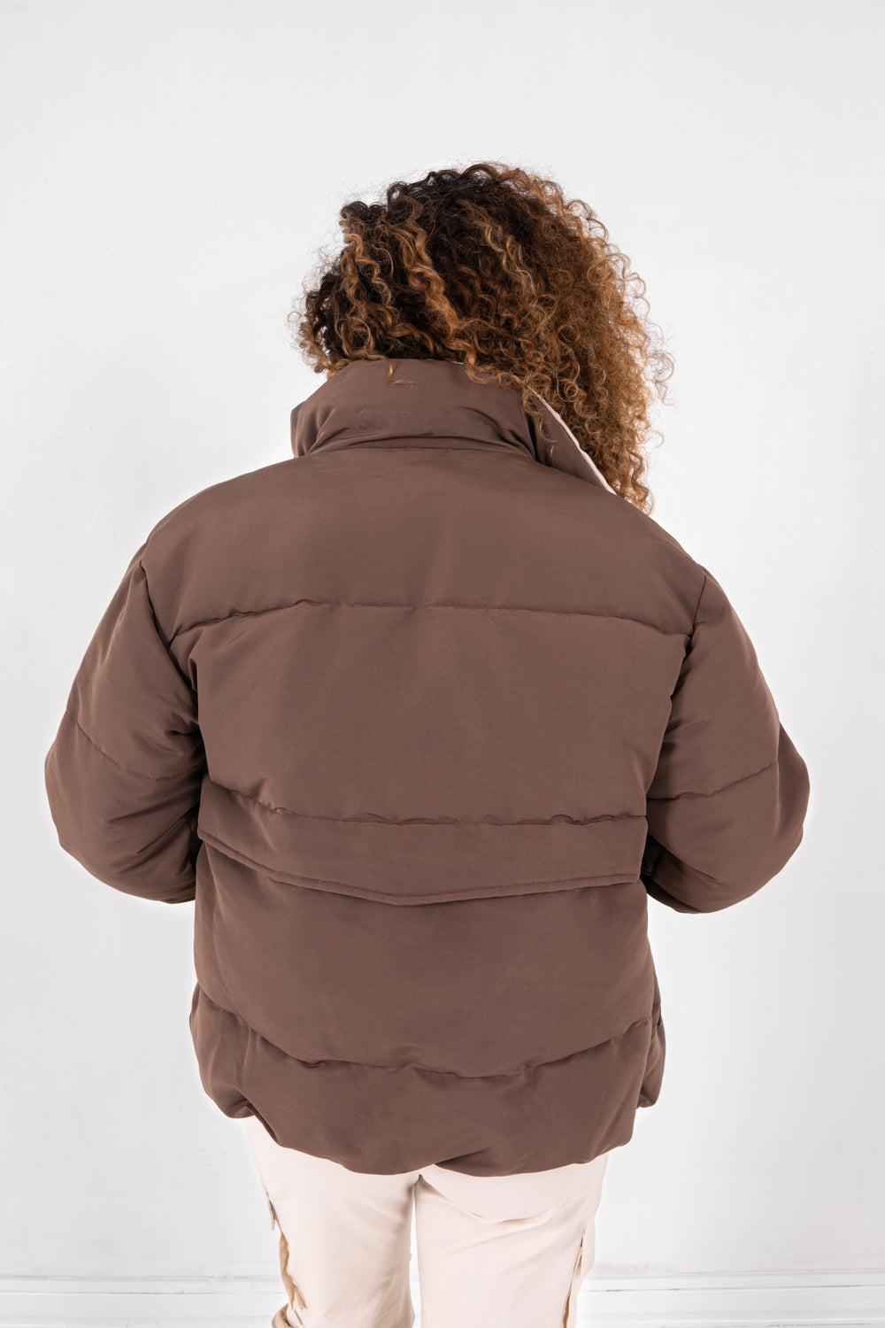 Sixth June - Doudoune oversize matelassée Marron