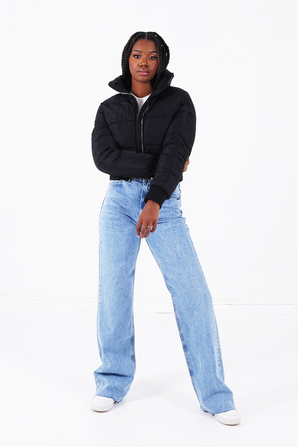 Sixth June - Doudoune courte matelassé Noir