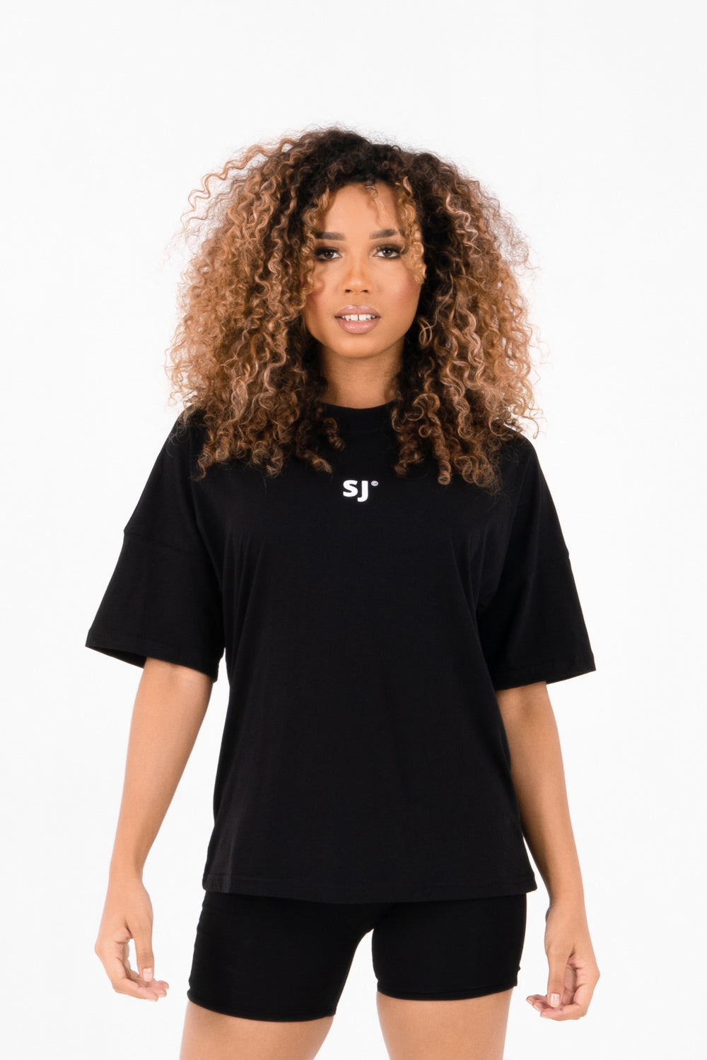 Sixth June - T-shirt large imprimé Noir