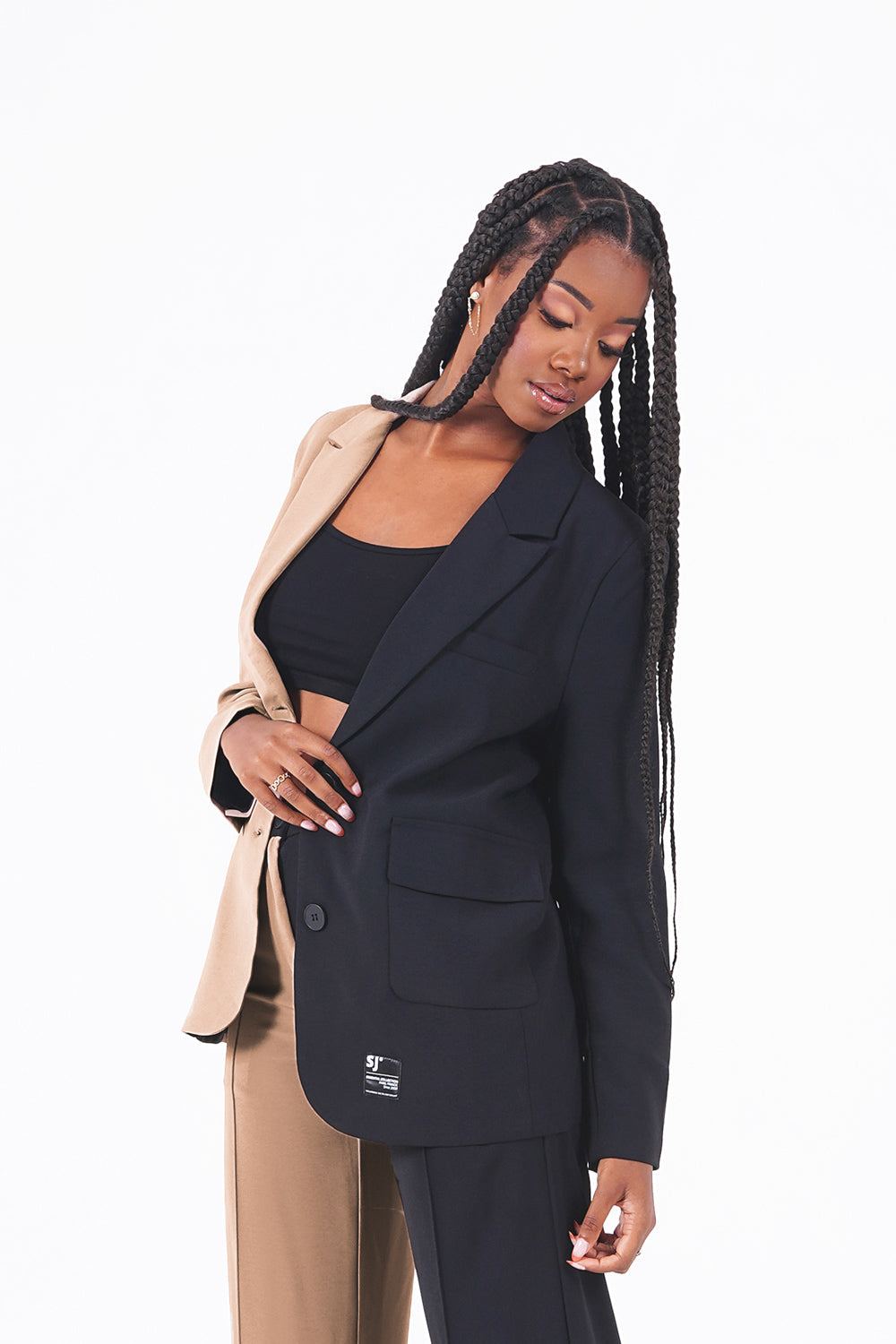 Sixth June - Veste blazer bicolore Multicolore