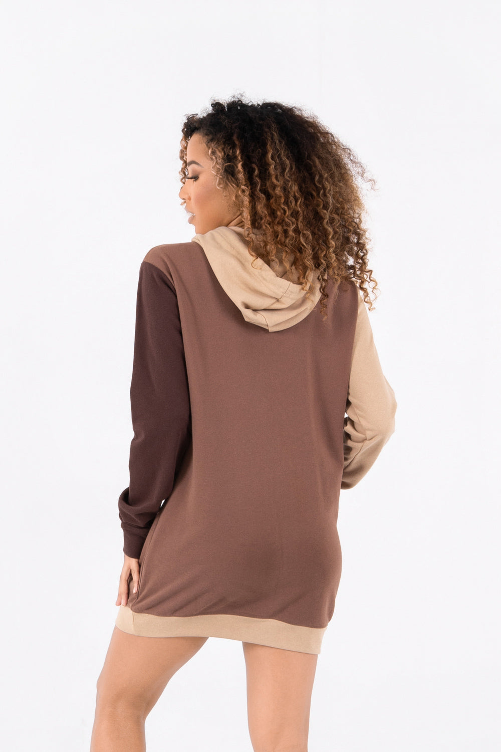 Sixth June - Robe sweat tricolore Marron
