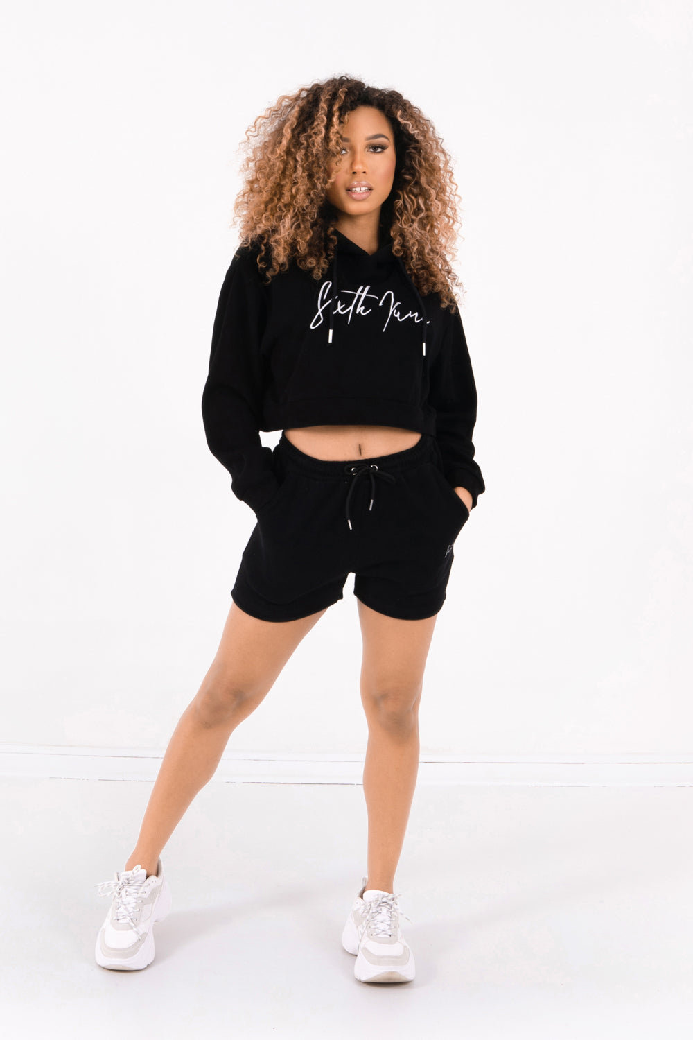 Sixth June - Sweatshirt capuche molletonné Noir