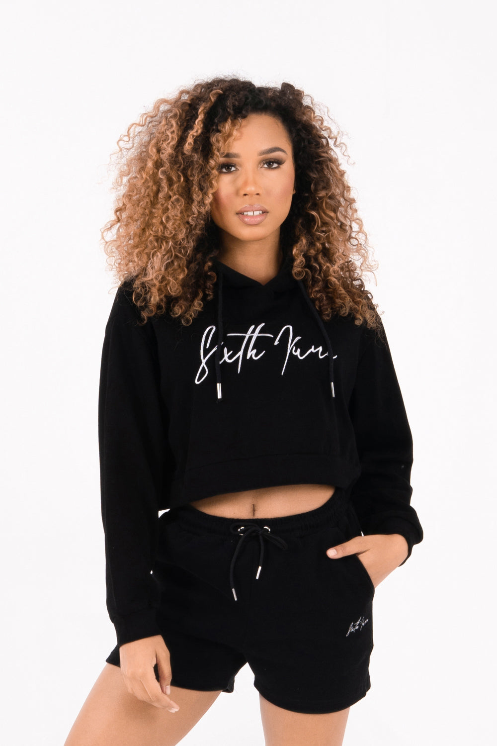 Sixth June - Sweatshirt capuche molletonné Noir